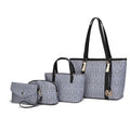 Arya Women'S Tote Bag, Small Tote Handbag, Pouch Purse & Wristlet Wallet, Signature Handbag 4 Pcs Set by Mia K