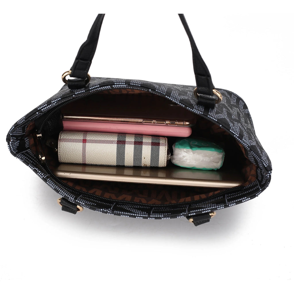 Arya Women'S Tote Bag, Small Tote Handbag, Pouch Purse & Wristlet Wallet, Signature Handbag 4 Pcs Set by Mia K